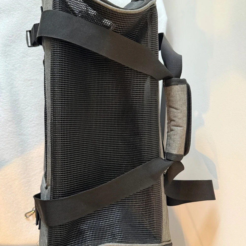 EliteField‎ Soft Sided Pet Carrier Airline Approved Dog Cat Travel Bag Gray
